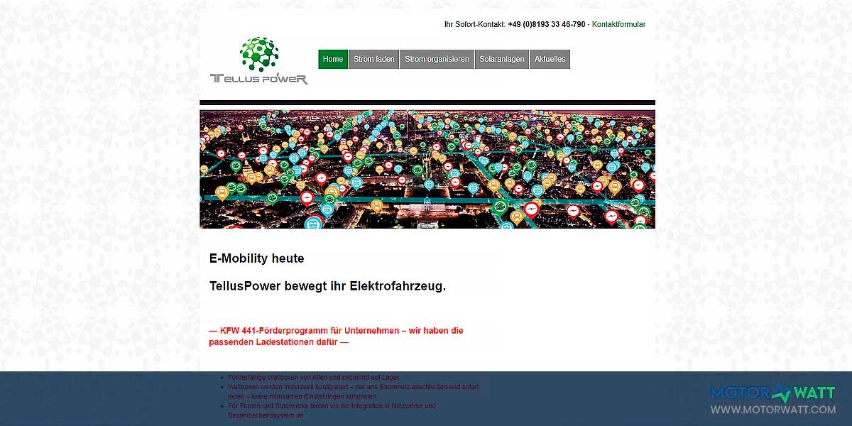 site EV MANUFACTURER SITE Telluspower