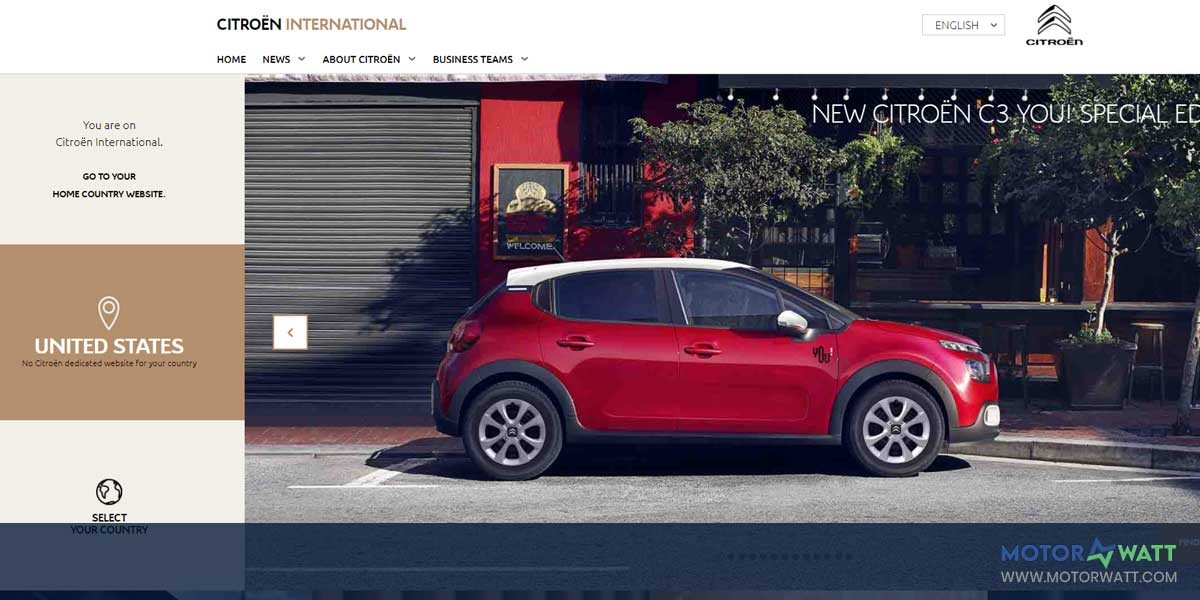 site EV MANUFACTURER SITE CITROEN