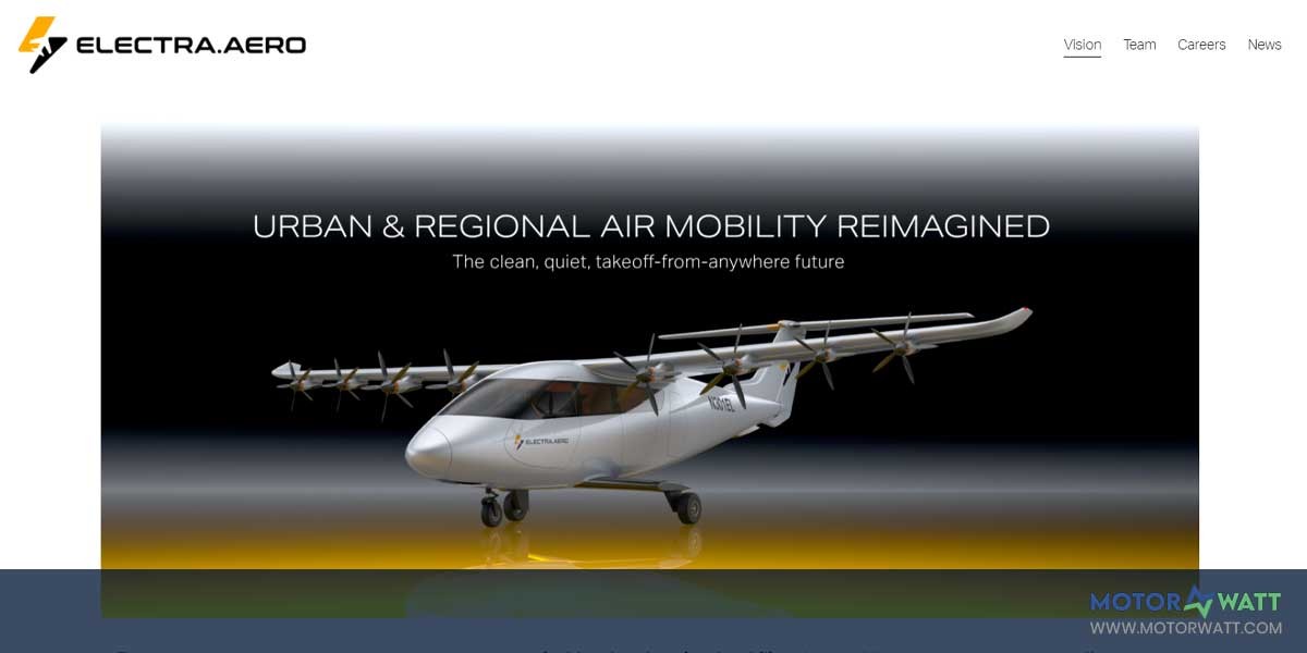 site EV MANUFACTURER SITE Electra Aero