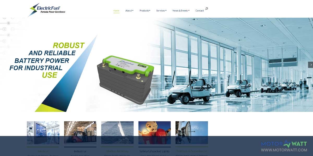 site EV MANUFACTURER SITE Electric Fuel