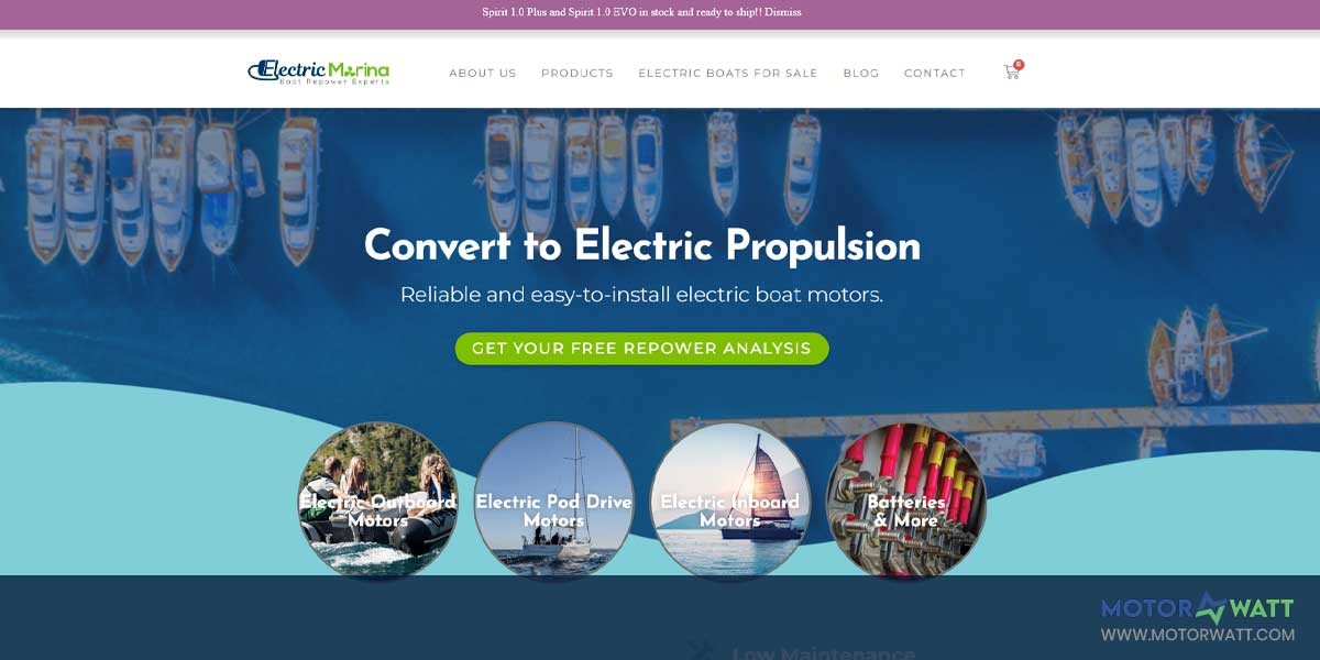 site EV MANUFACTURER SITE Electric Marina