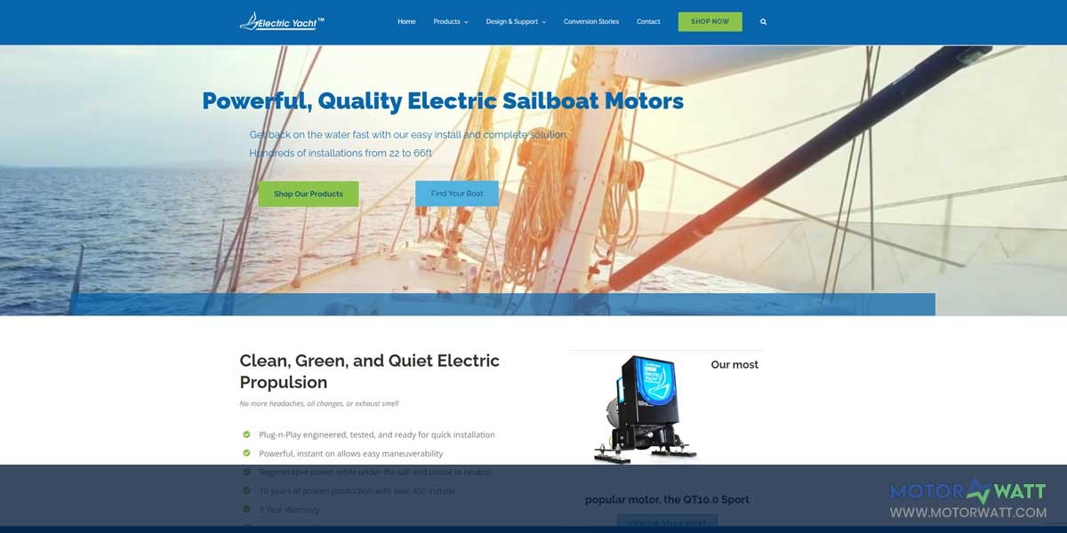 site EV MANUFACTURER SITE  Electric Yacht