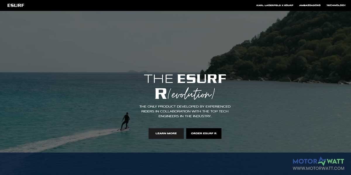 site EV MANUFACTURER SITE Esurf