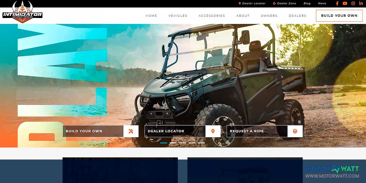 site EV MANUFACTURER SITE Intimidator