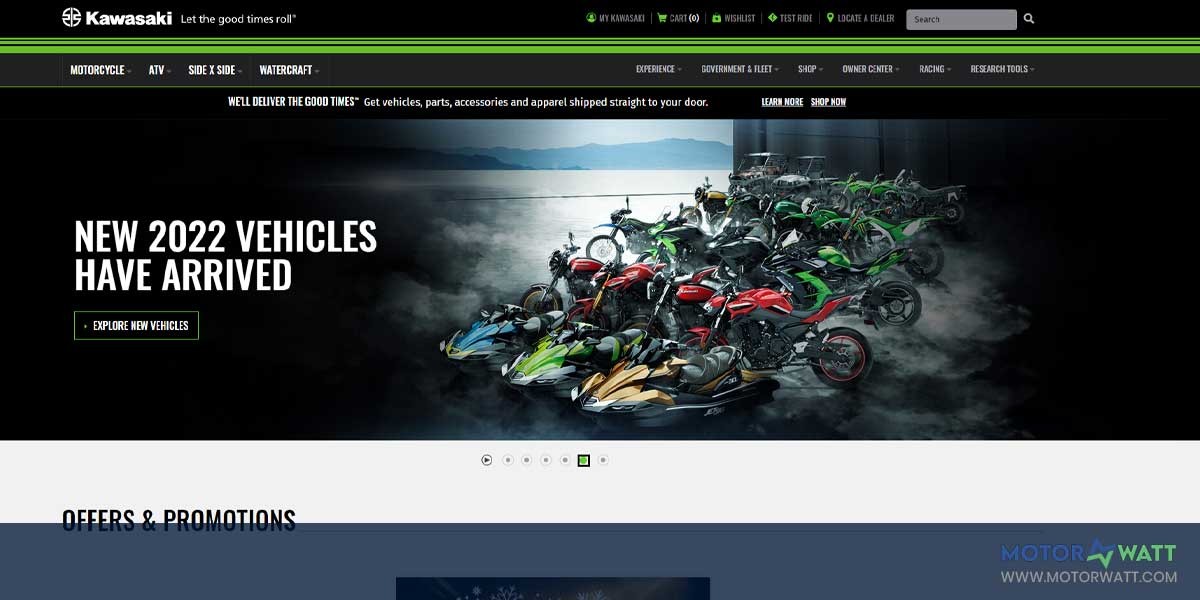 site EV MANUFACTURER SITE Kawasaki MULE