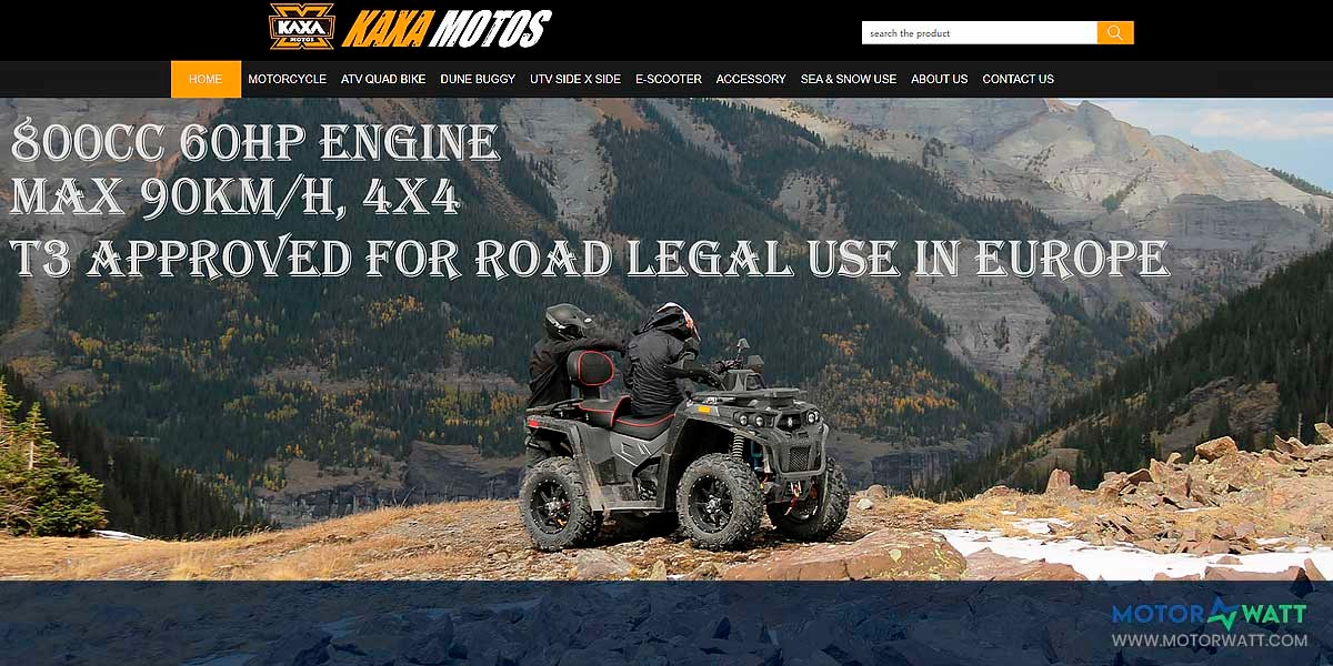 site EV MANUFACTURER SITE Kaxa Motos