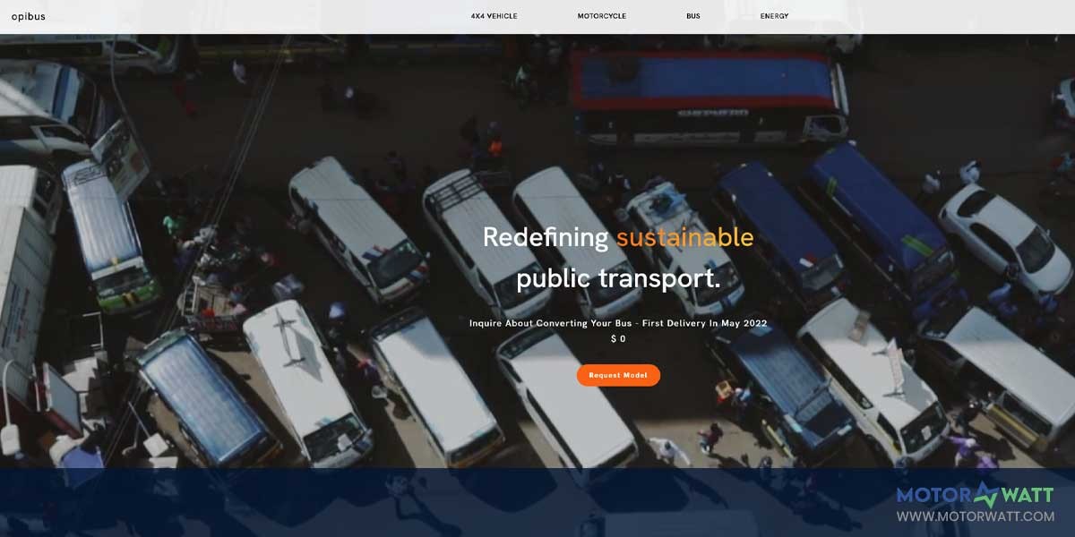 site EV MANUFACTURER SITE Opibus