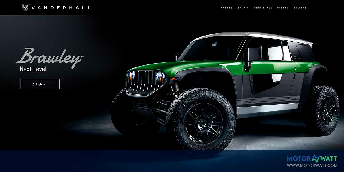 site EV MANUFACTURER SITE Vanderhall