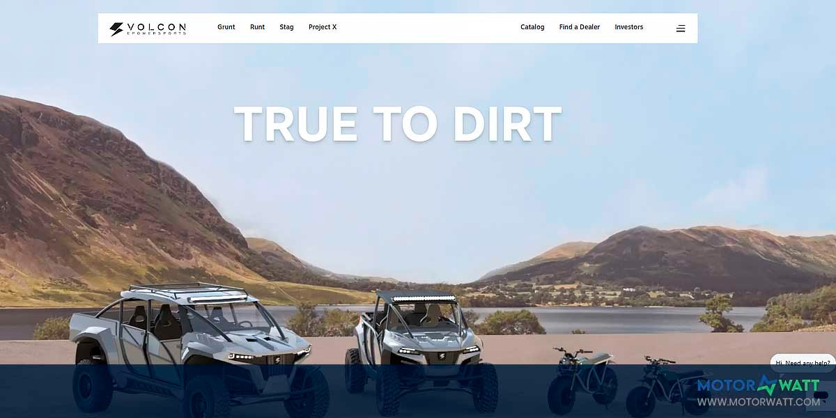 site EV MANUFACTURER SITE Volcon