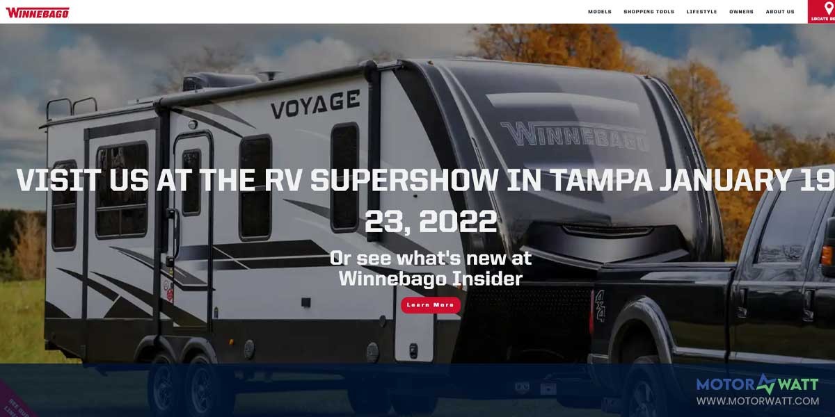 site EV MANUFACTURER SITE Winnebago