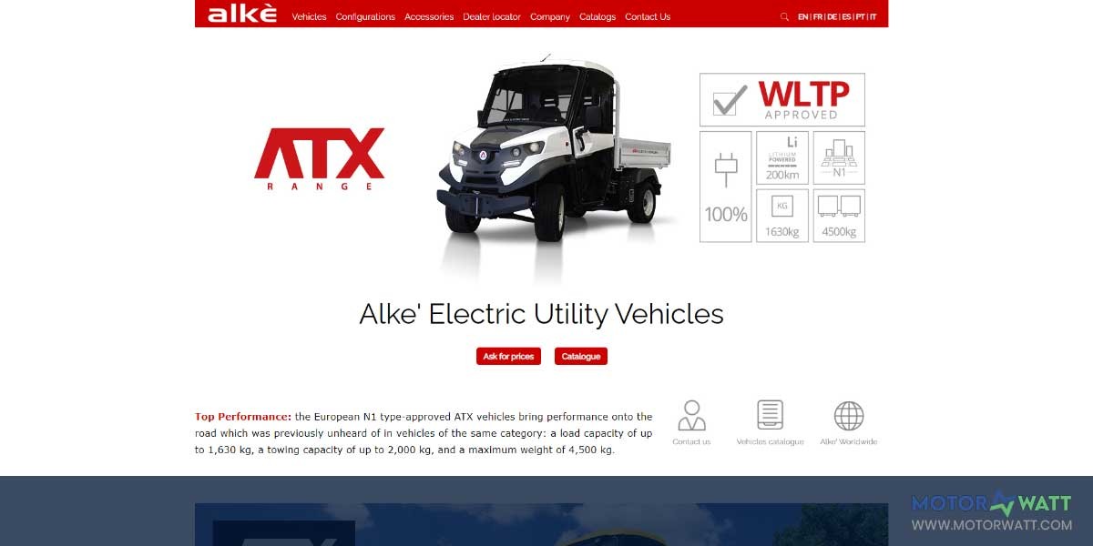 site EV MANUFACTURER SITE ALKE