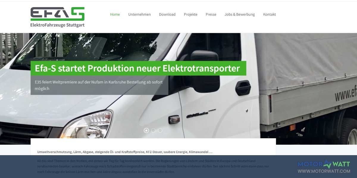 site EV MANUFACTURER SITE EFA S