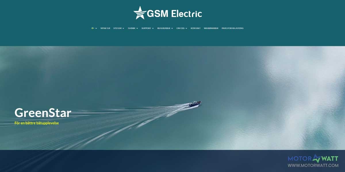 site EV MANUFACTURER SITE GreenStar Marine