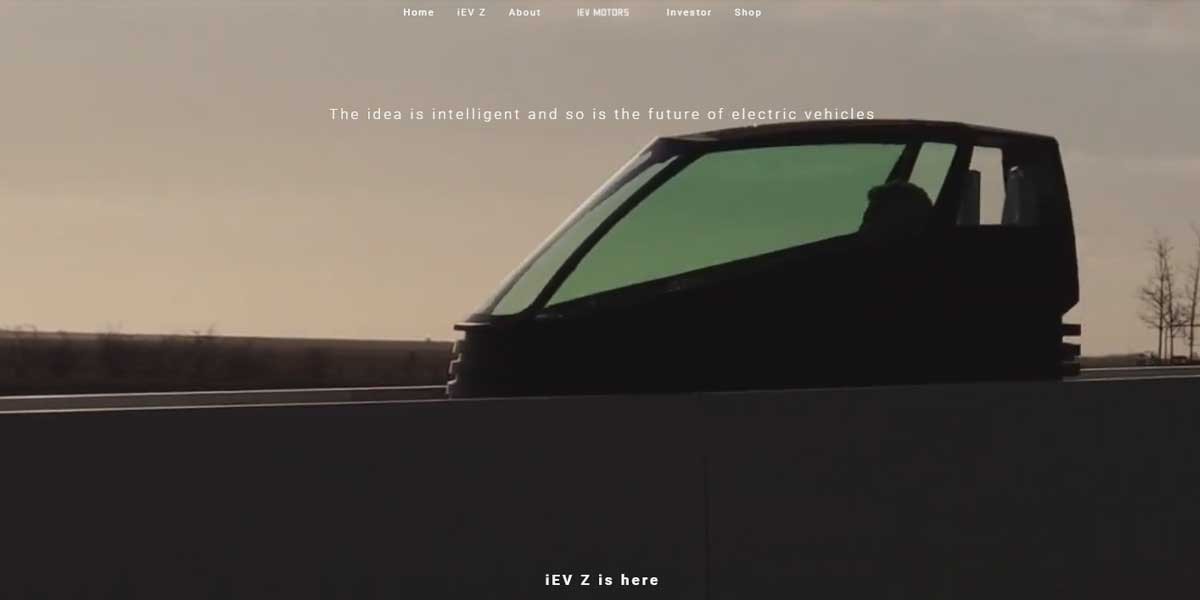 site EV MANUFACTURER SITE iEV Motors