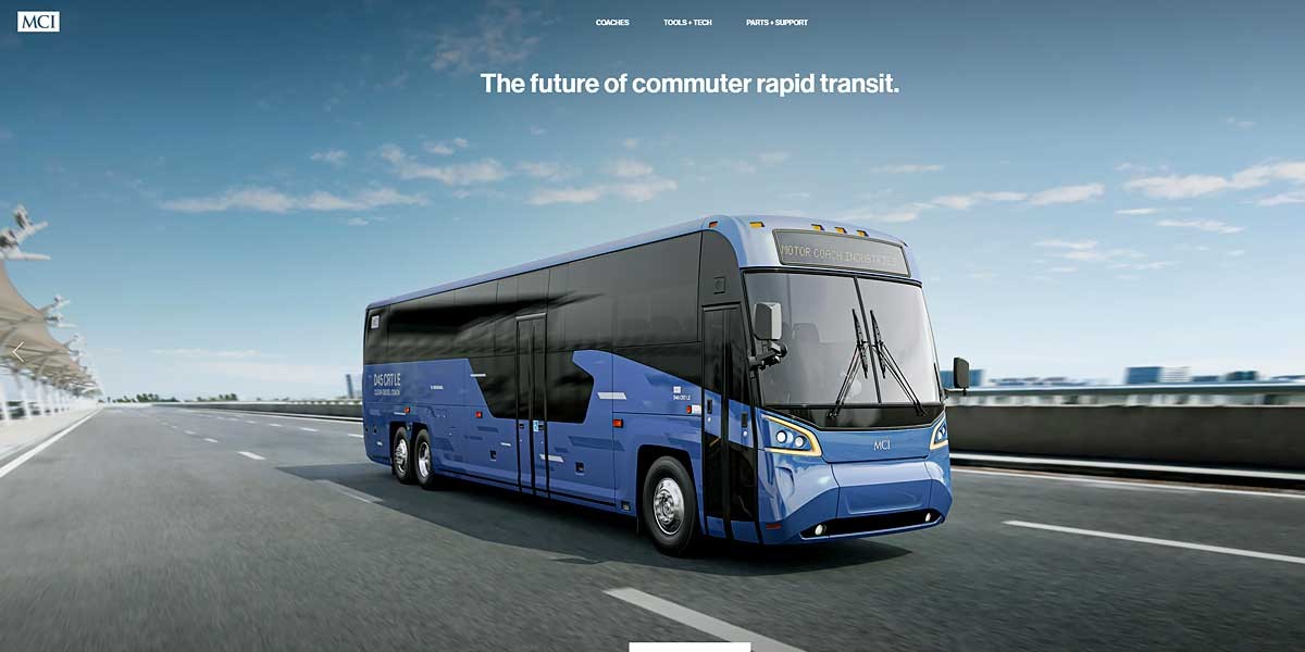 site EV MANUFACTURER SITE MCI Coach