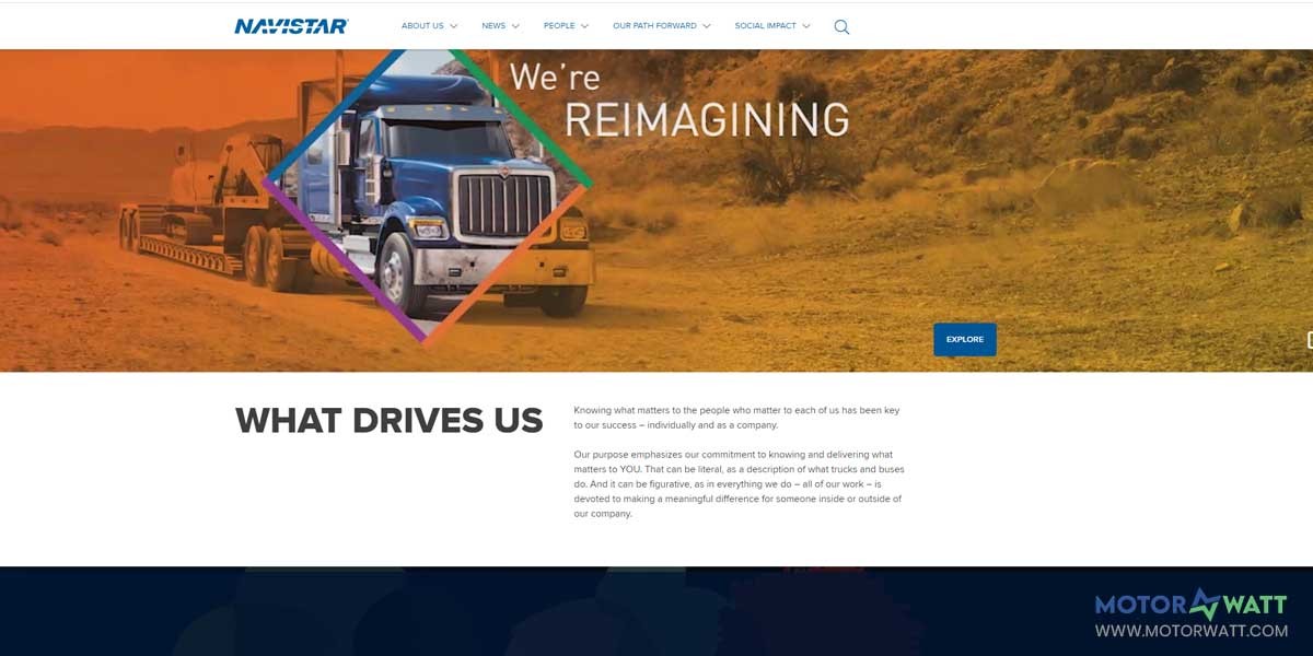 site EV MANUFACTURER SITE NAVISTAR