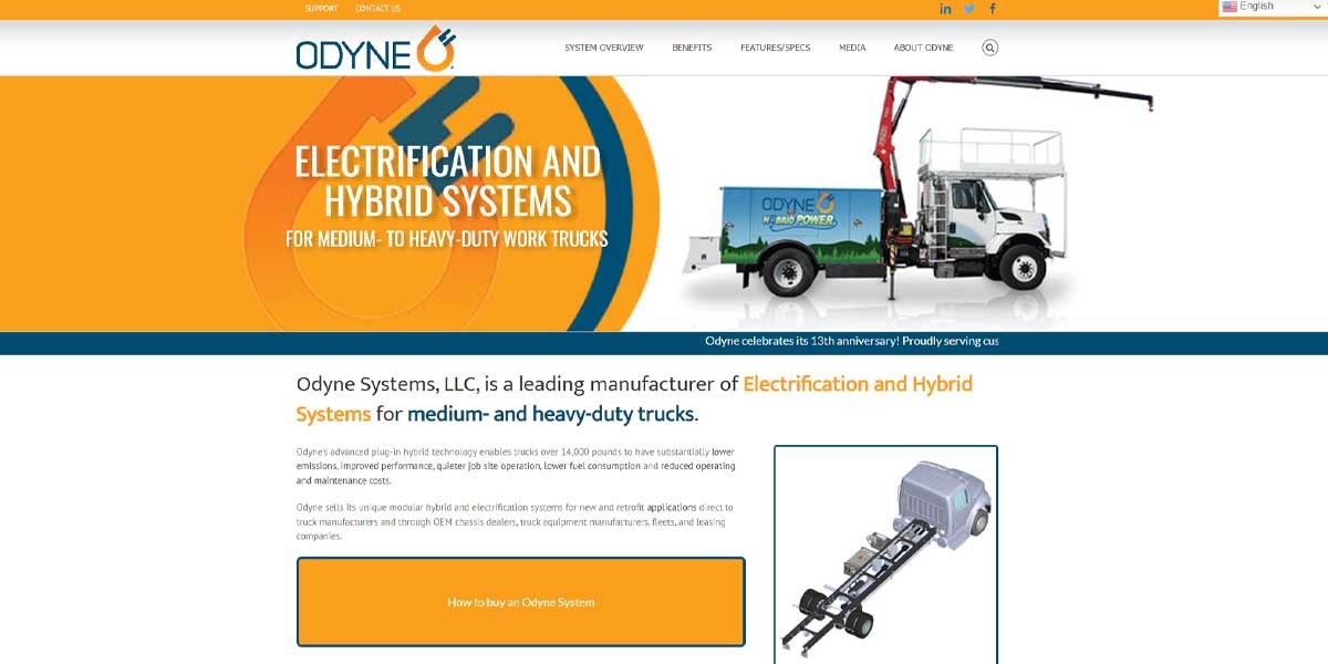 site EV MANUFACTURER SITE Odyne