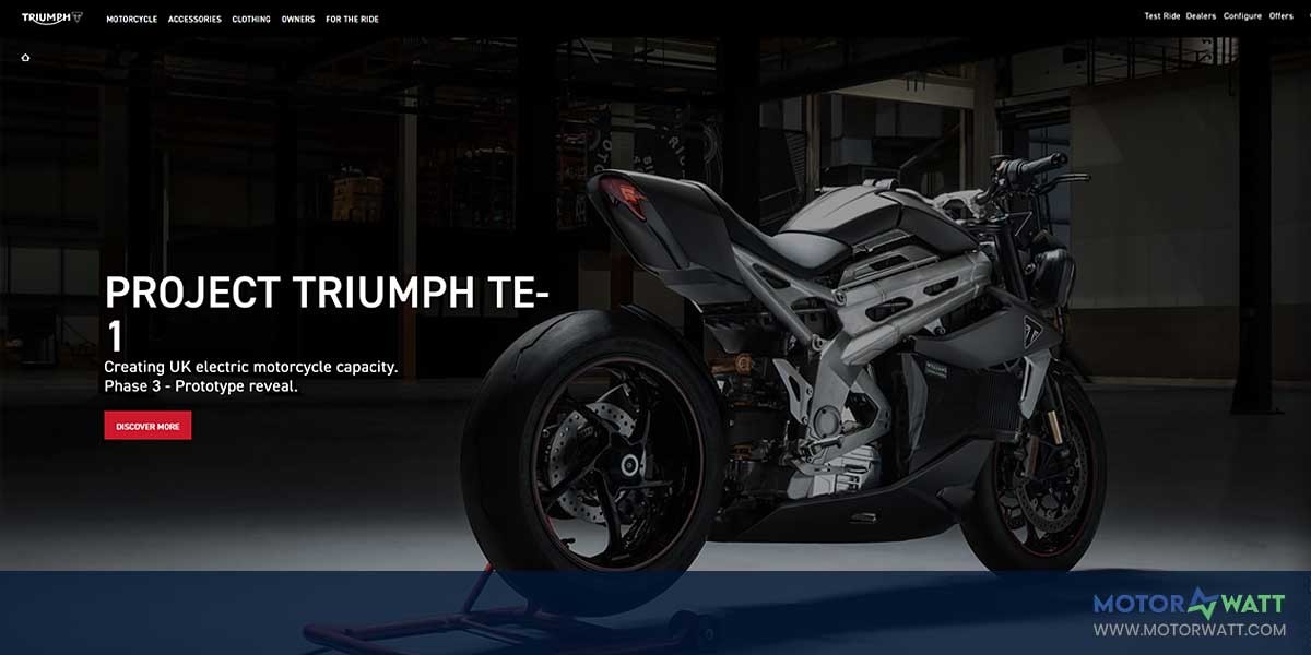 site EV MANUFACTURER SITE Triumph