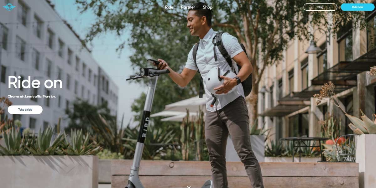 site EV MANUFACTURER SITE Bird