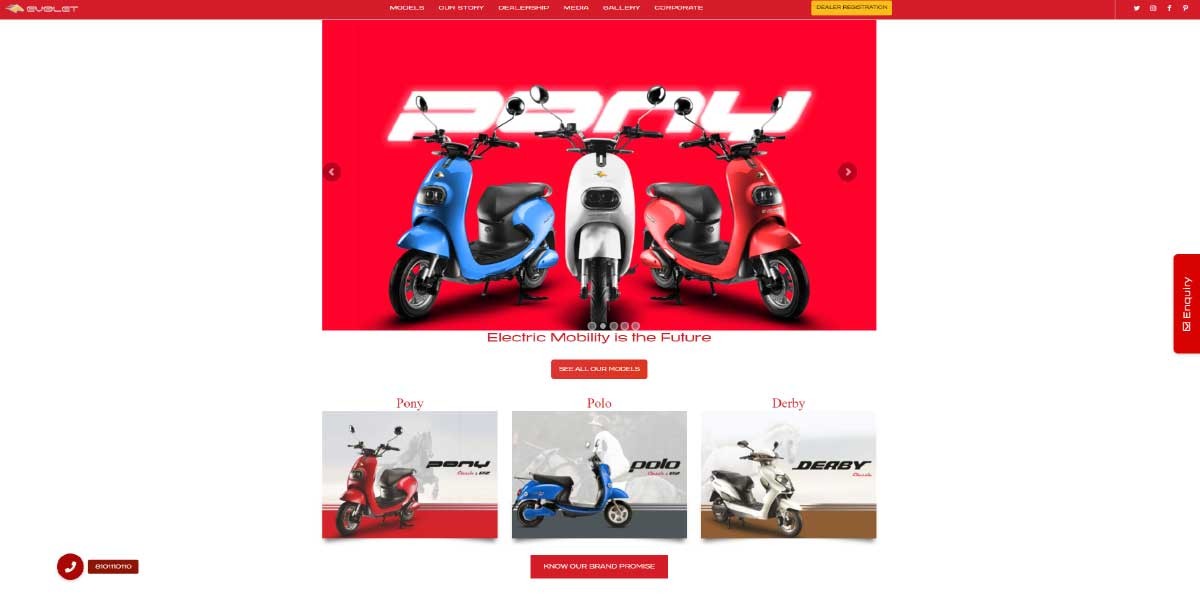 site EV MANUFACTURER SITE Evolet