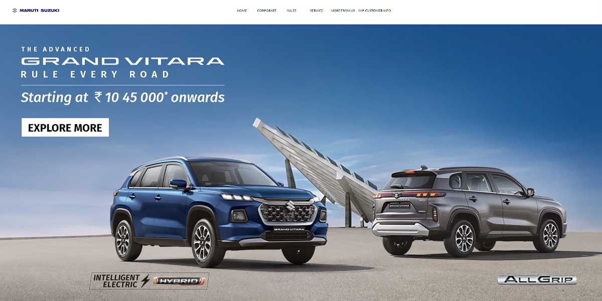 site EV MANUFACTURER SITE Maruti Suzuki