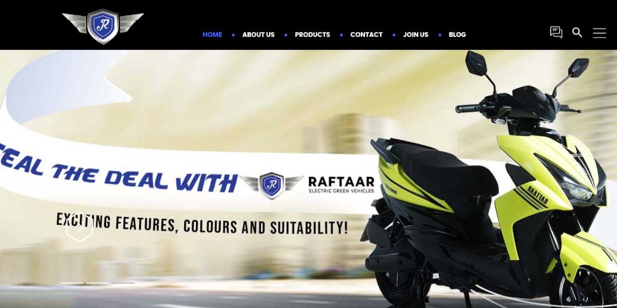 site EV MANUFACTURER SITE Raftaar