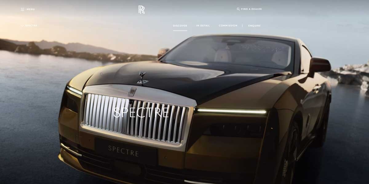 site EV MANUFACTURER SITE Rolls Royce