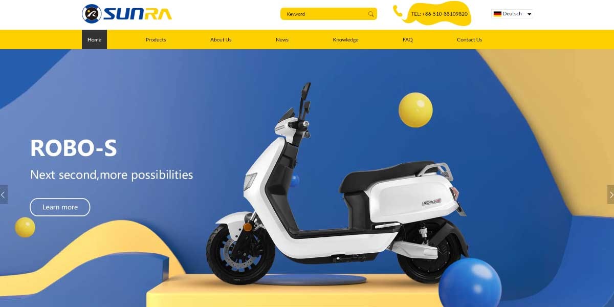 site EV MANUFACTURER SITE Sunra