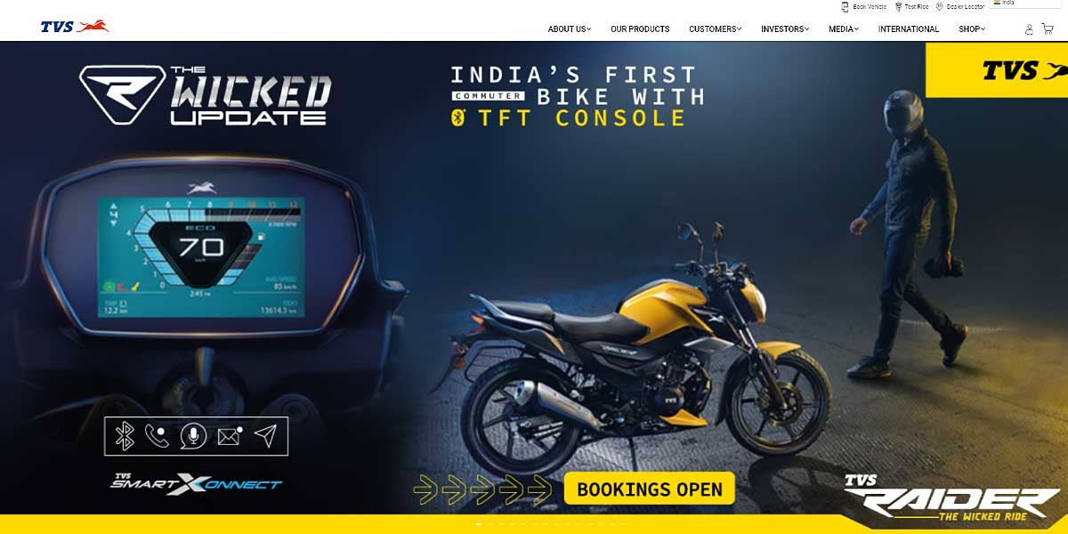 site EV MANUFACTURER SITE TVS